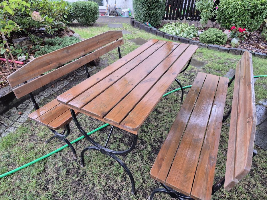 Komplet mebli ogrodowych-skladany