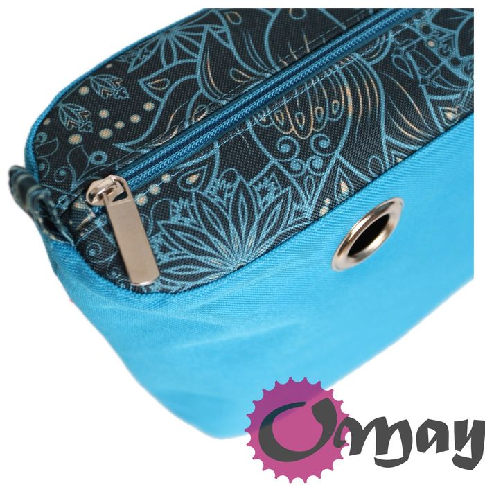 Turkusowy organizer do OBAG MINI Orient Indii Morski środek wkład OMAY