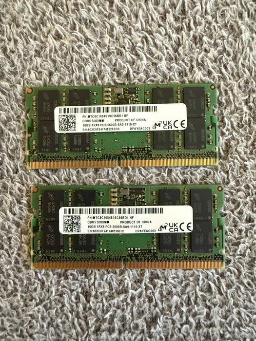 Оперативна пам'ять 32 GB (DDR5 5600MHz SO-DIMM)
