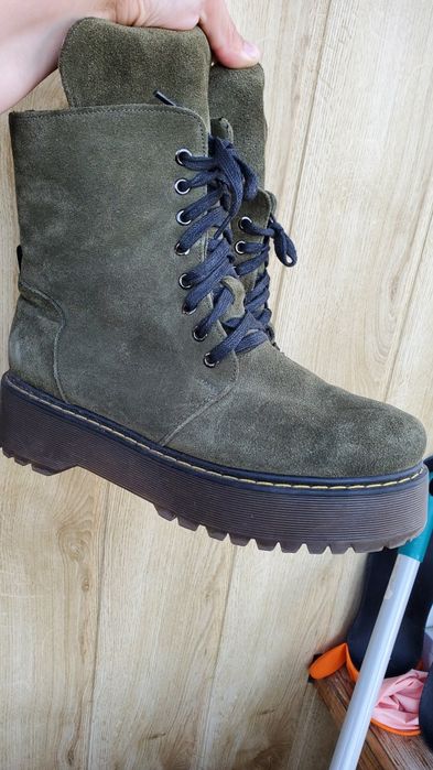 Черевики замшеві 40р(27см устілка)