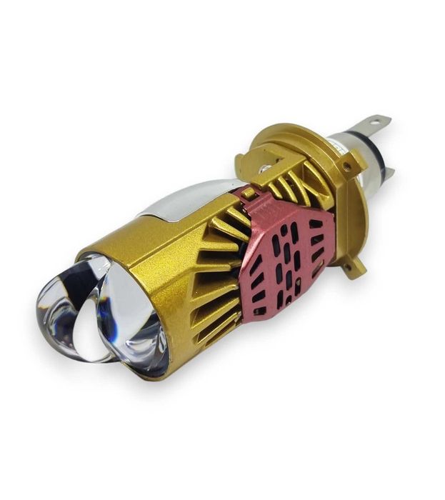 Міні лінза H4 LED Лампа 12V - 24V 80w Мини линза Лед Hi/Low