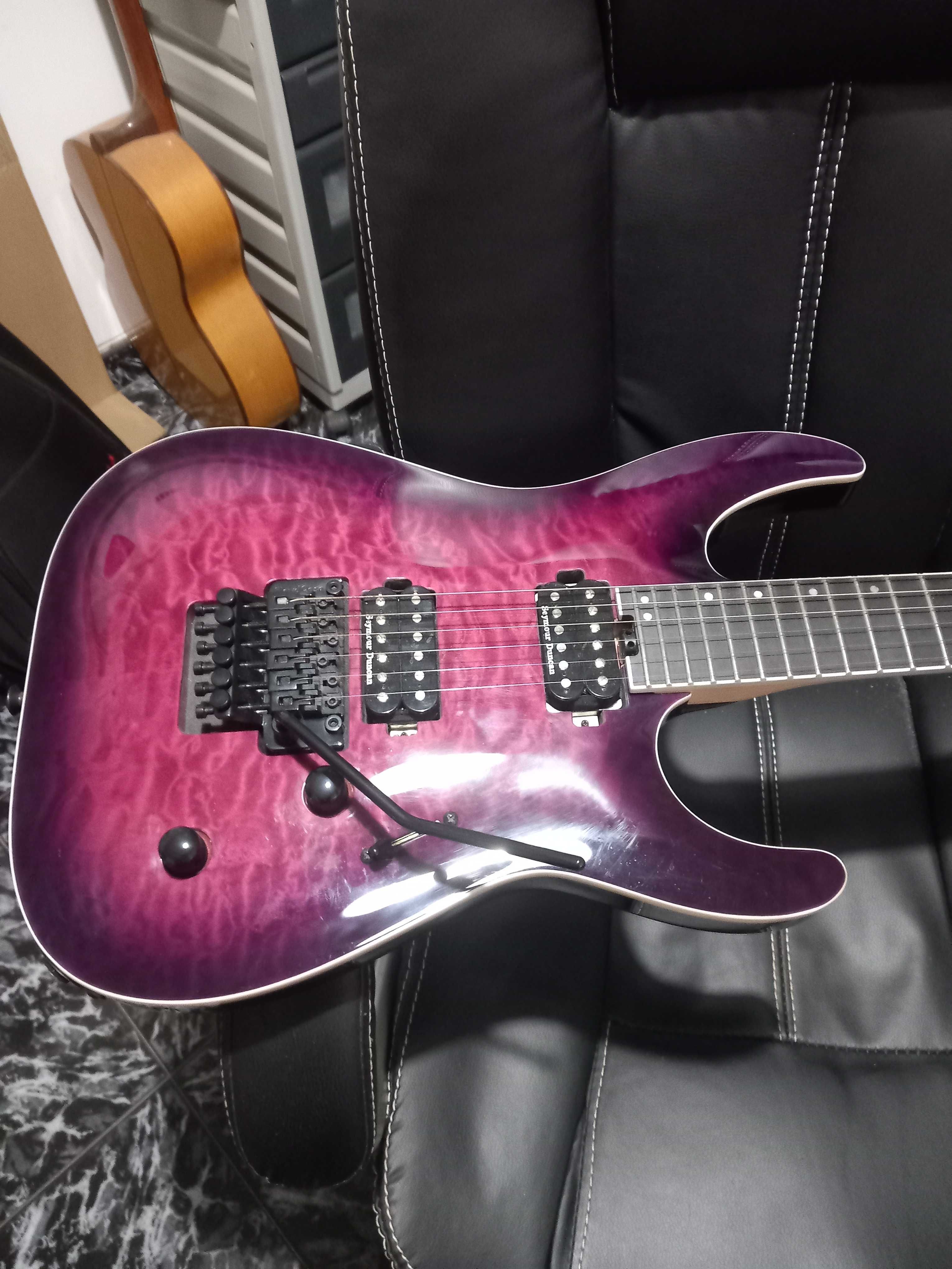Guitarra elétrica Jackson Pro-series Plus SRS DINKY DKAQ TPB