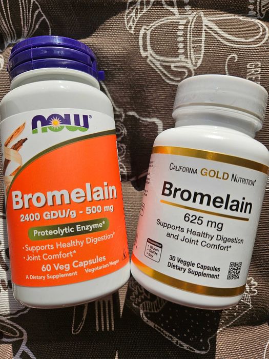 NOW Foods бромелаин бромелайн bromelain 500 625 мг California gold