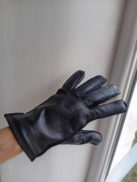 Перчатки мужские кожа