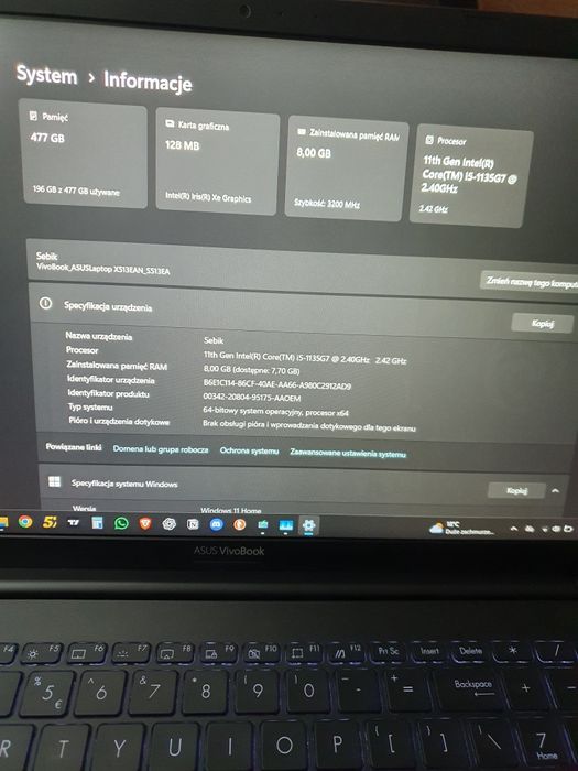 VivoBook ASUS S513 EA