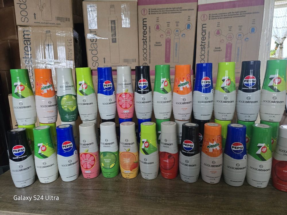 Wymiana butli naboi sodastream