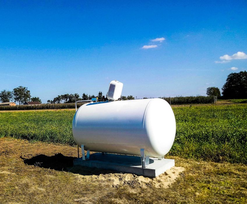 Zbiornik na gaz propan 2700, 4850, zbiornik gazowy ,  płynny gaz, lpg