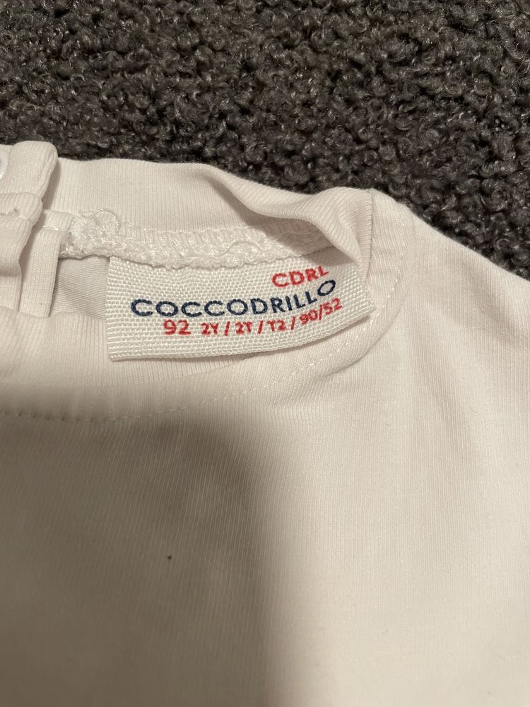 Komplet Coccodrillo 86/92 bluzka, spodnica i rajstopki