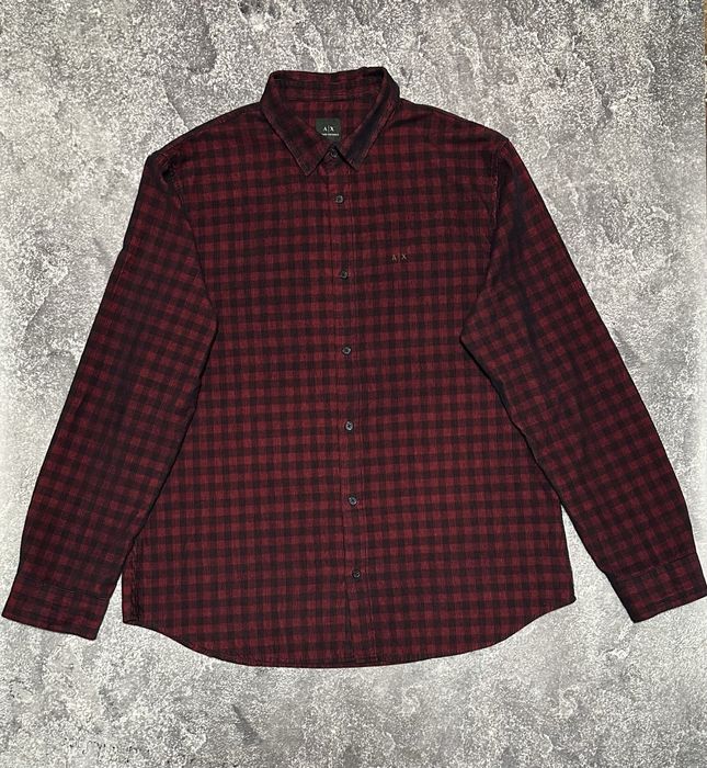 Вельветова сорочка Armani Exchange оригінал, розмір XL