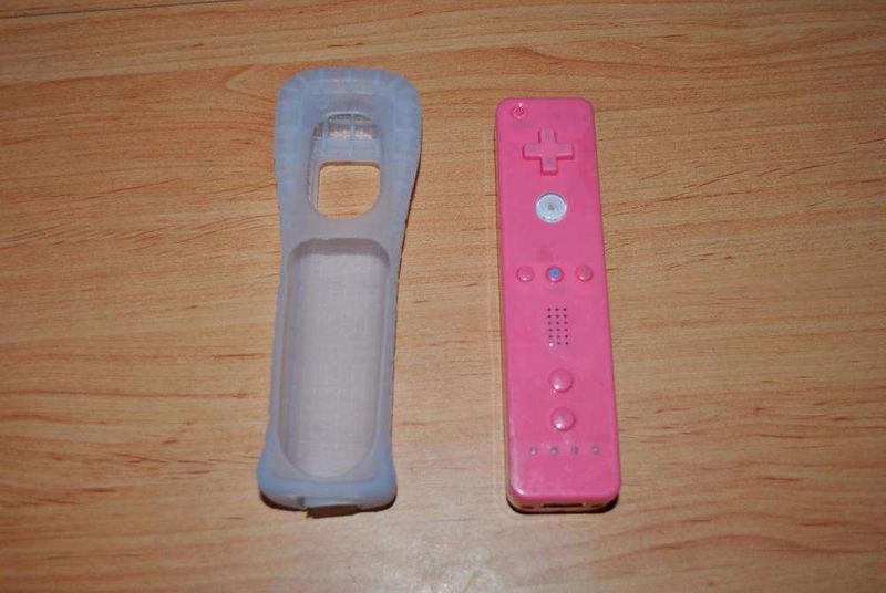 Comando NOVO Rosa para Nintendo Wii + Nunchuk + Capa + Fita