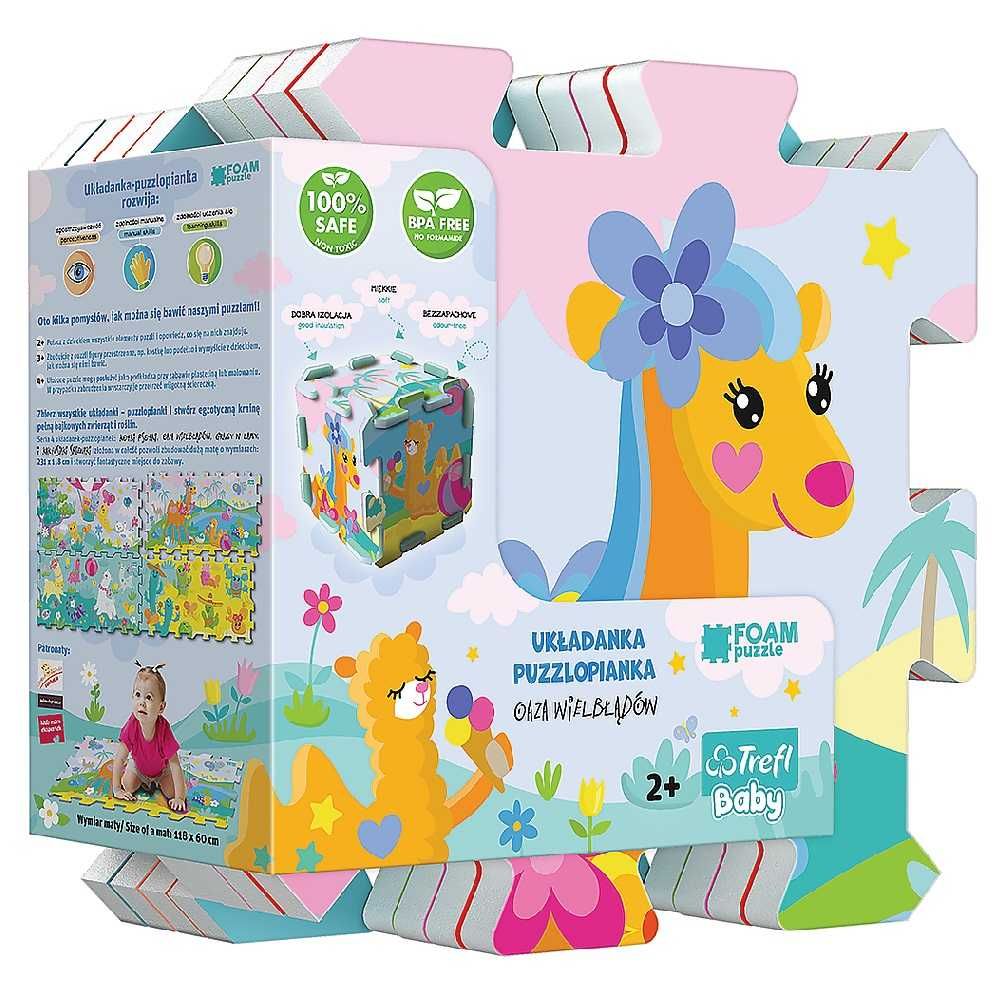 Trefl Puzzlopianka puzzle piankowe mata Oaza wielbłądów 61264