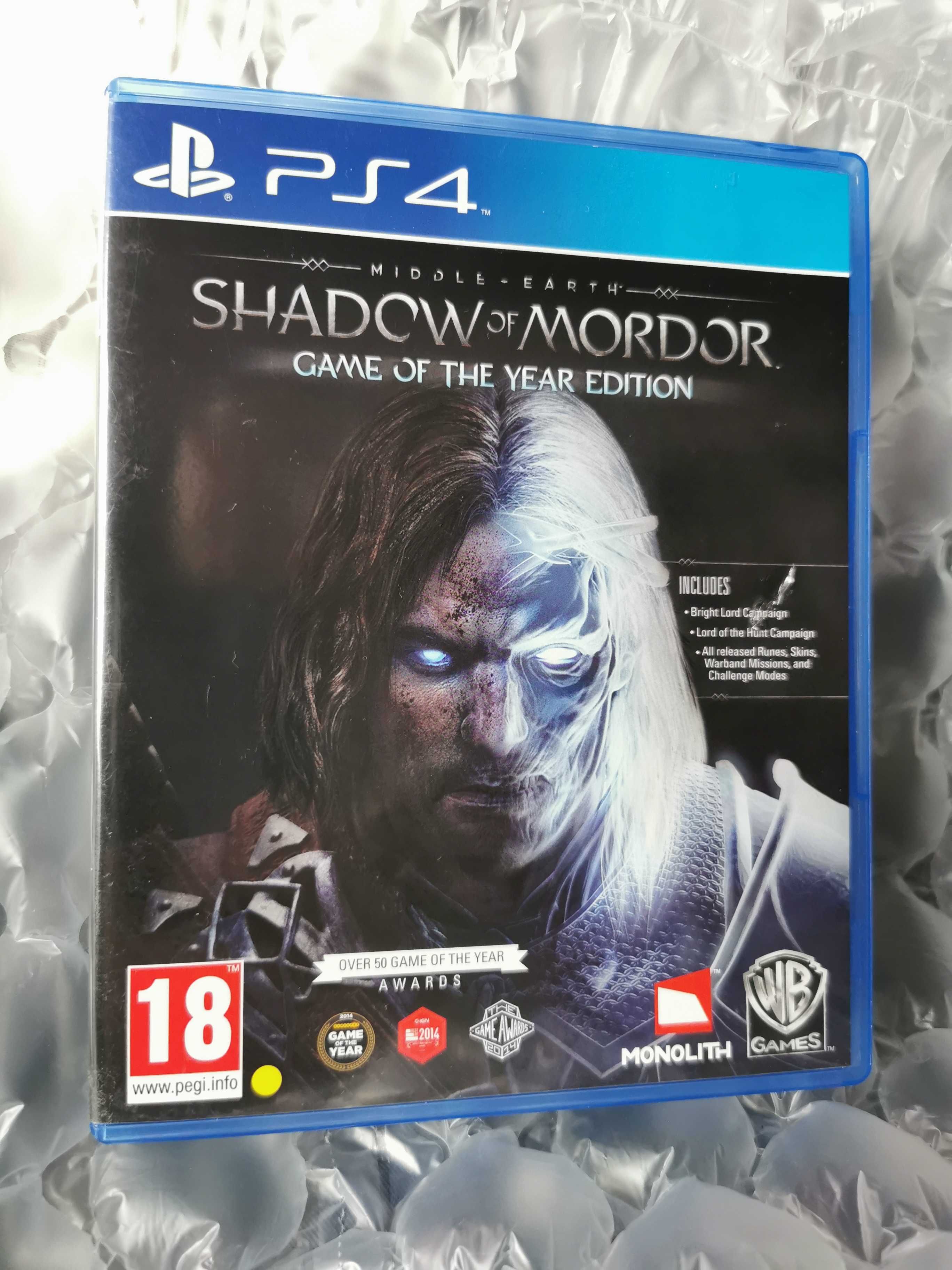 SHADOW OF MORDOR Game Of The Year - DLC - PL - PS4