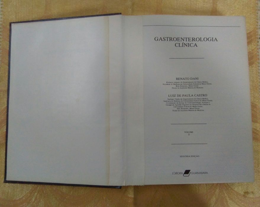 Livro"Gastroenterologia Clínica" por Renato Dani e Luiz de Paula Casto