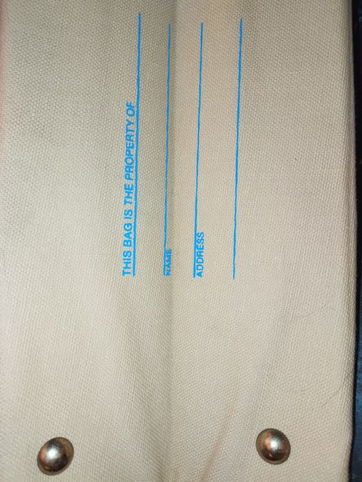 Vintage Pan Am torba podróżna