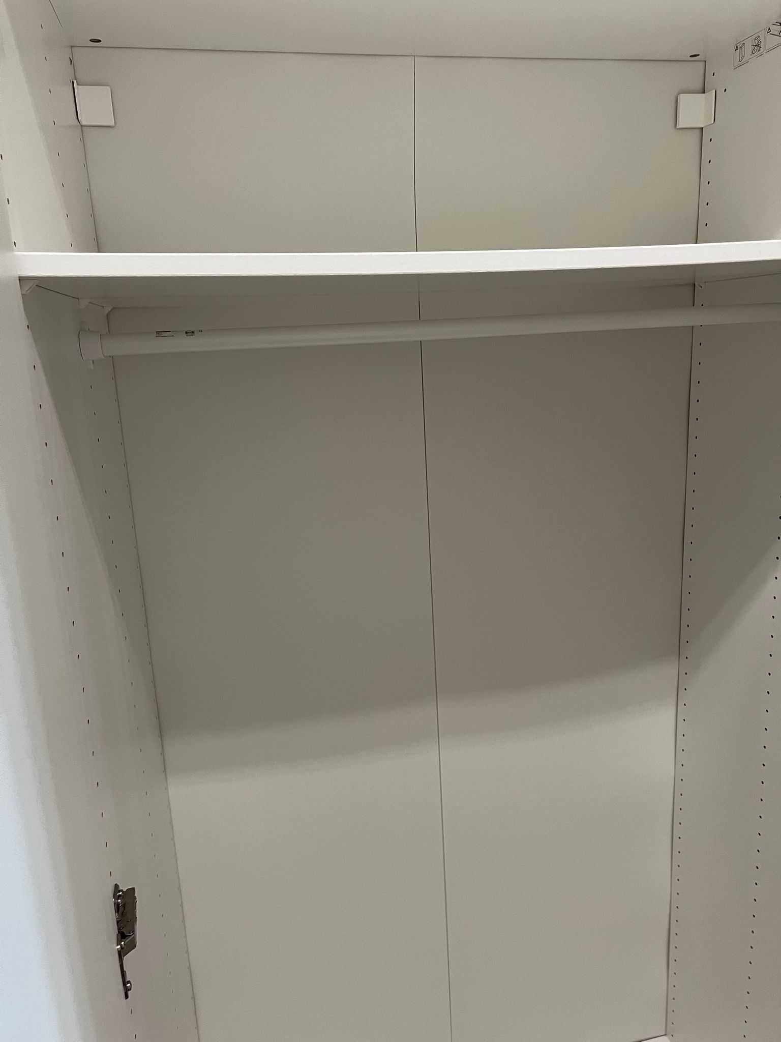 Roupeiro IKEA PAX / Forsand Branco com 3 Portas