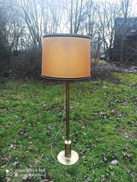 Lampa stojąca mosiężna stara retro vintage antyk prl