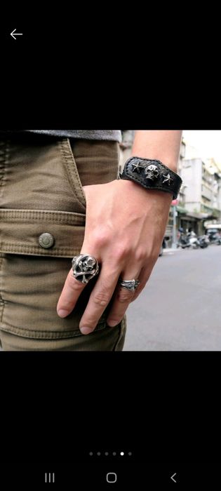 Sygnet męski czaszka