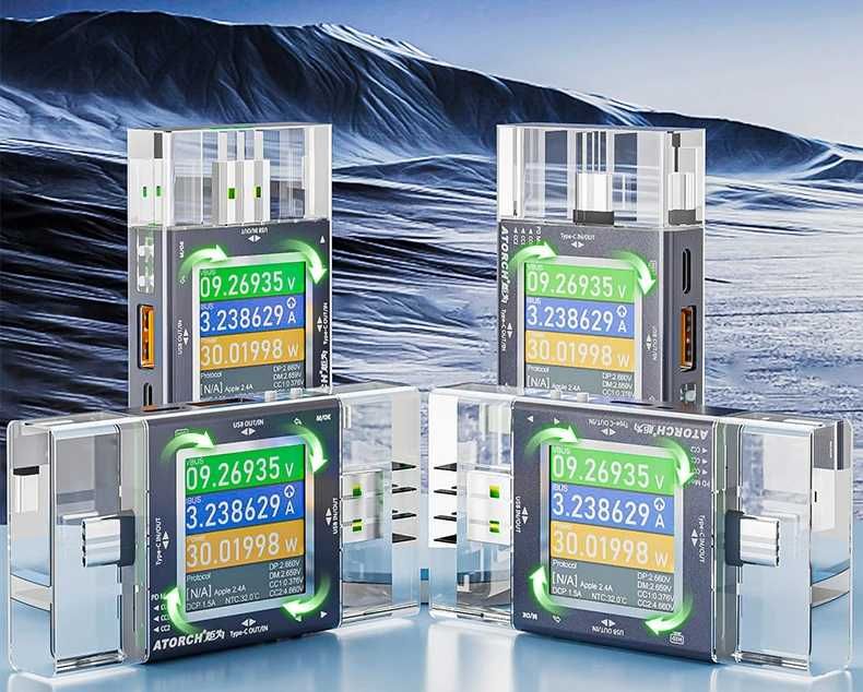 USB тестер Atorch TU13 + кабель в подарунок