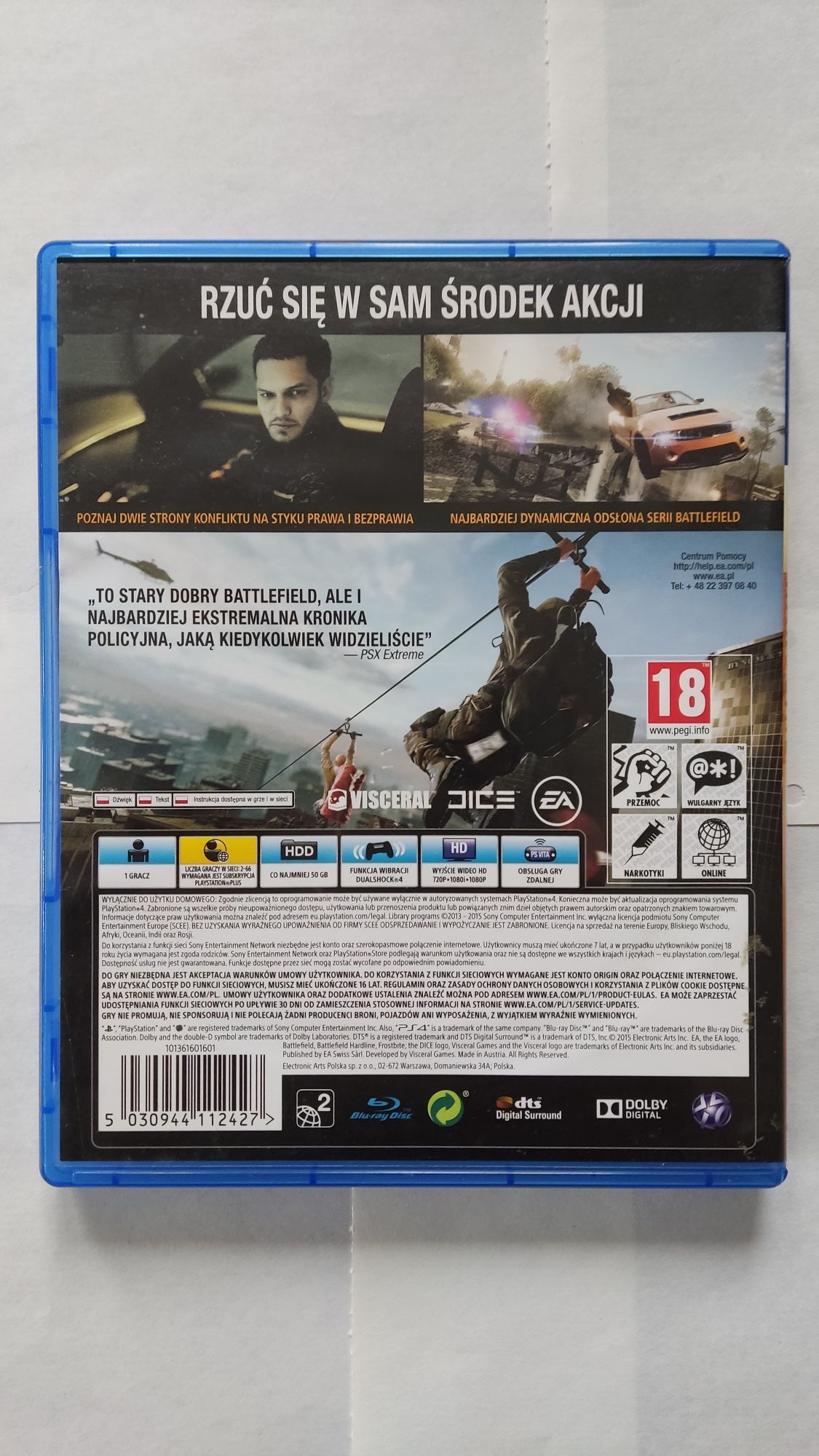 Gra Battlefield Hardline PlayStation 4 5