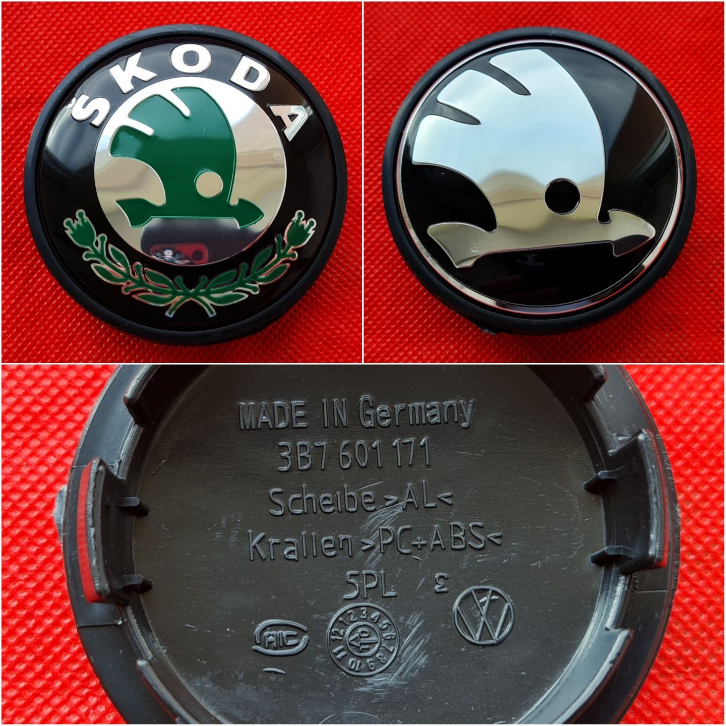 Колпачки заглушки Skoda 60мм, 65мм на диски/для дисков