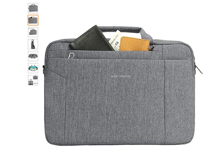 KROSER Laptop Bag 15.6 Inch Teczka Torba na ramię Wodoodporny laptop