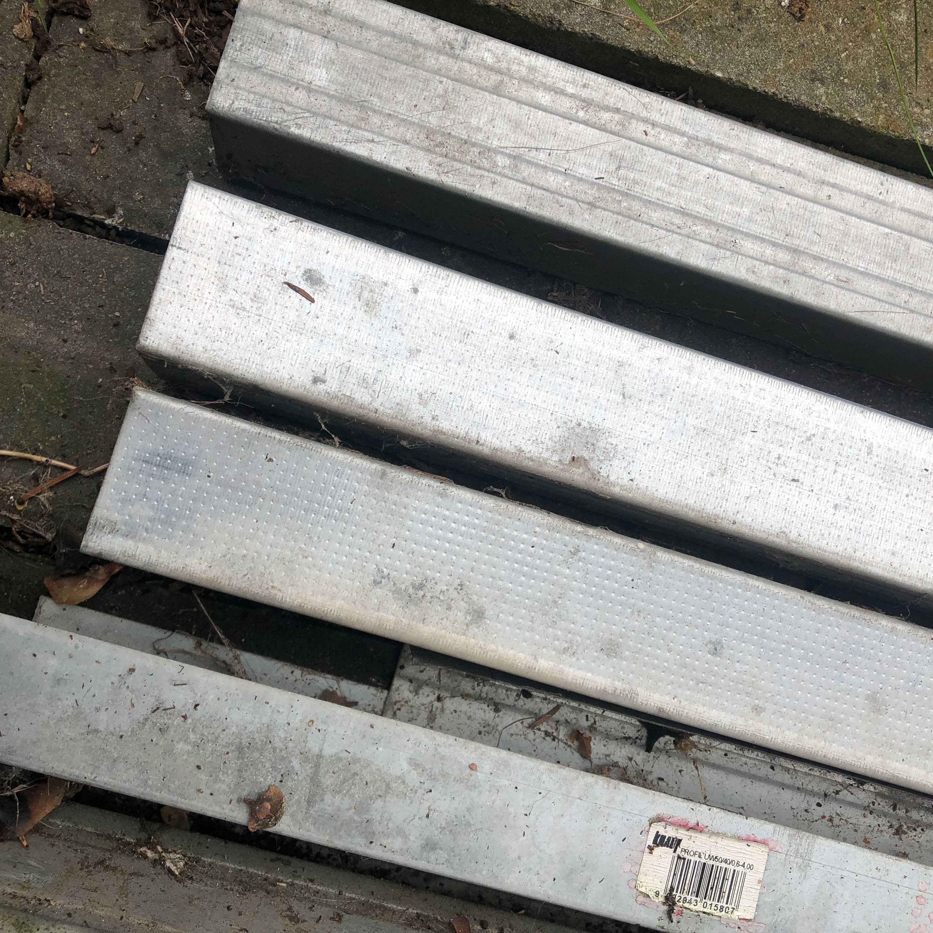 Profile aluminiowe Knauf UW 50x40 4 metry - 9 sztuk