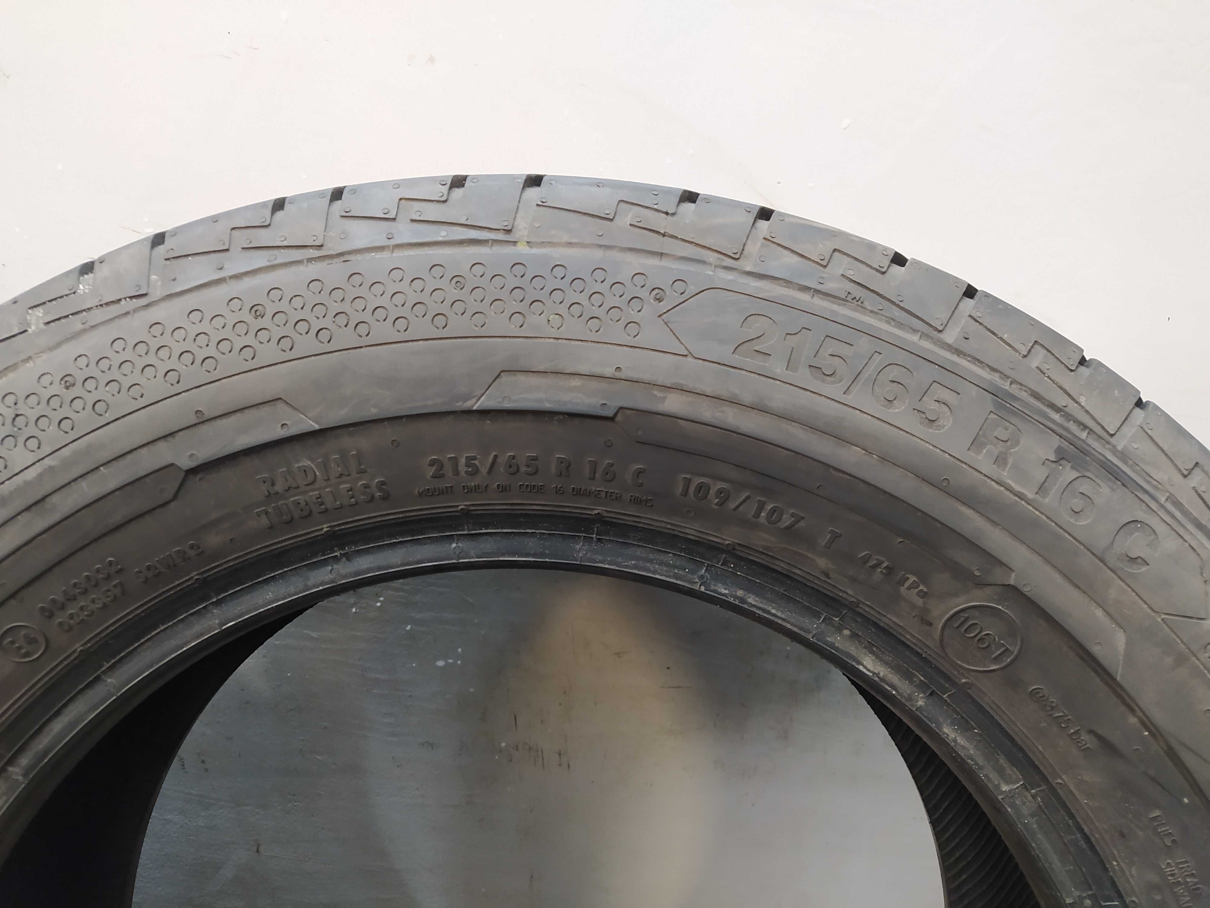 4x215/65R16C Continental ContiVanContact 100, 2021 rok, 109/107T