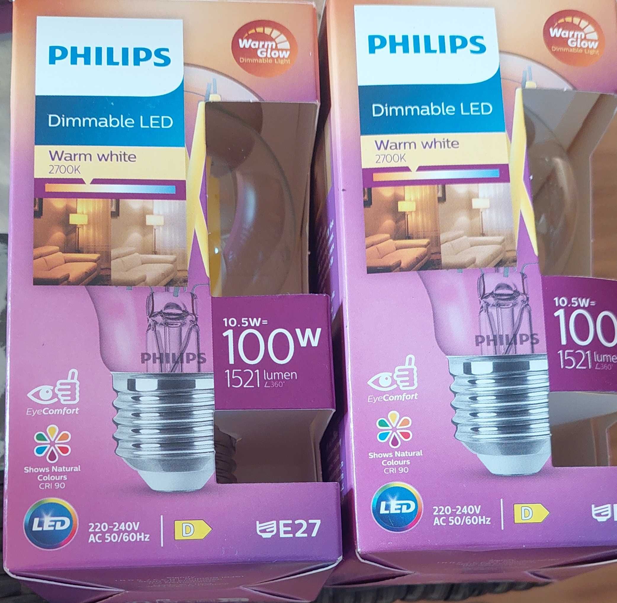 Żarówki philips  Dimmable Led warm white