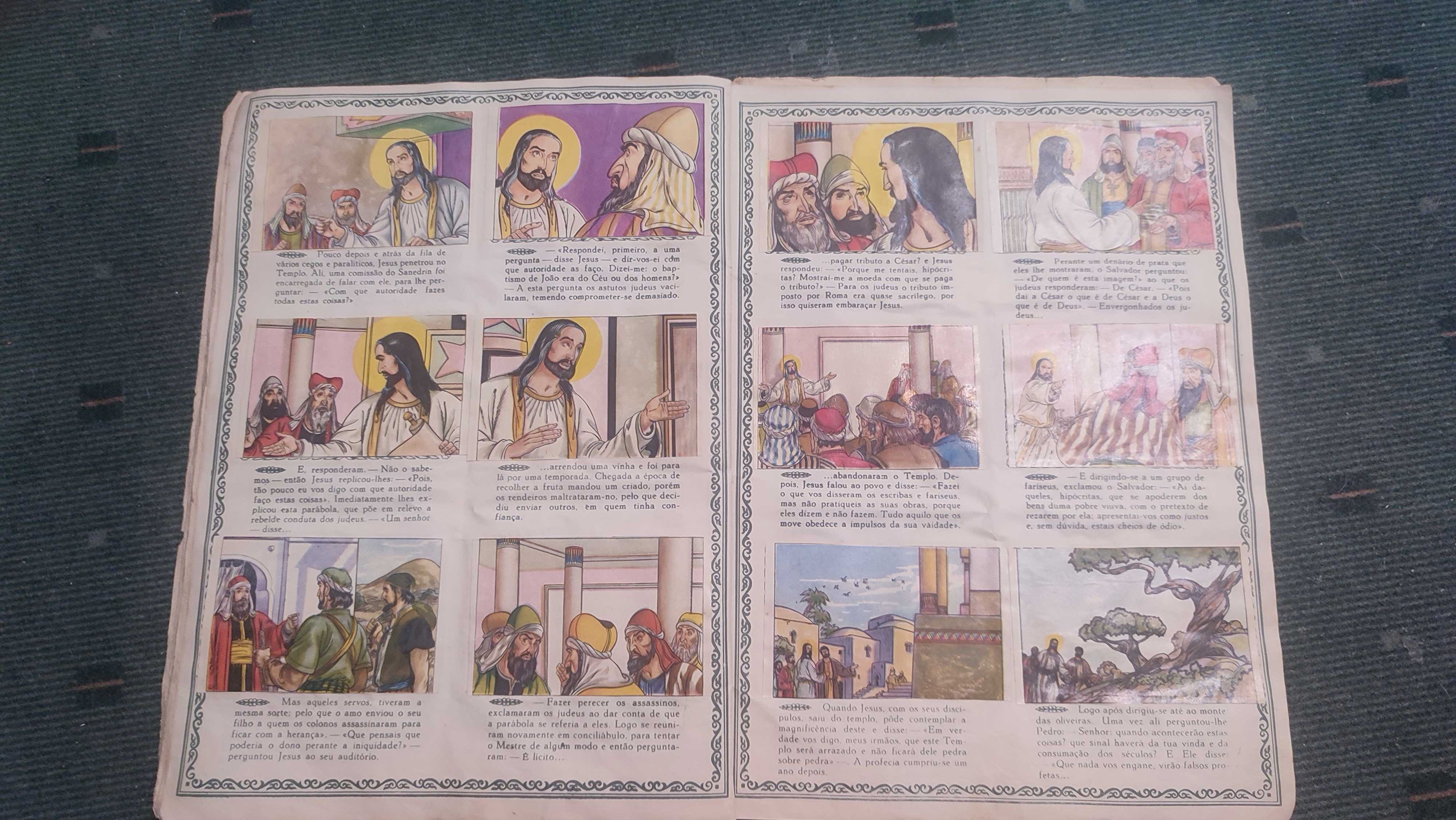 Caderneta de Cromos Vida de Jesus Cristo - Completa