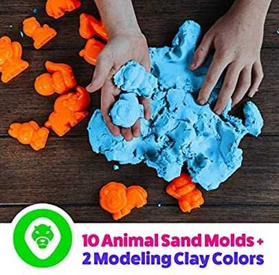 Еко кінетичний пісок USA Toyz Moosh Fluffy Modeling Soft Foam
