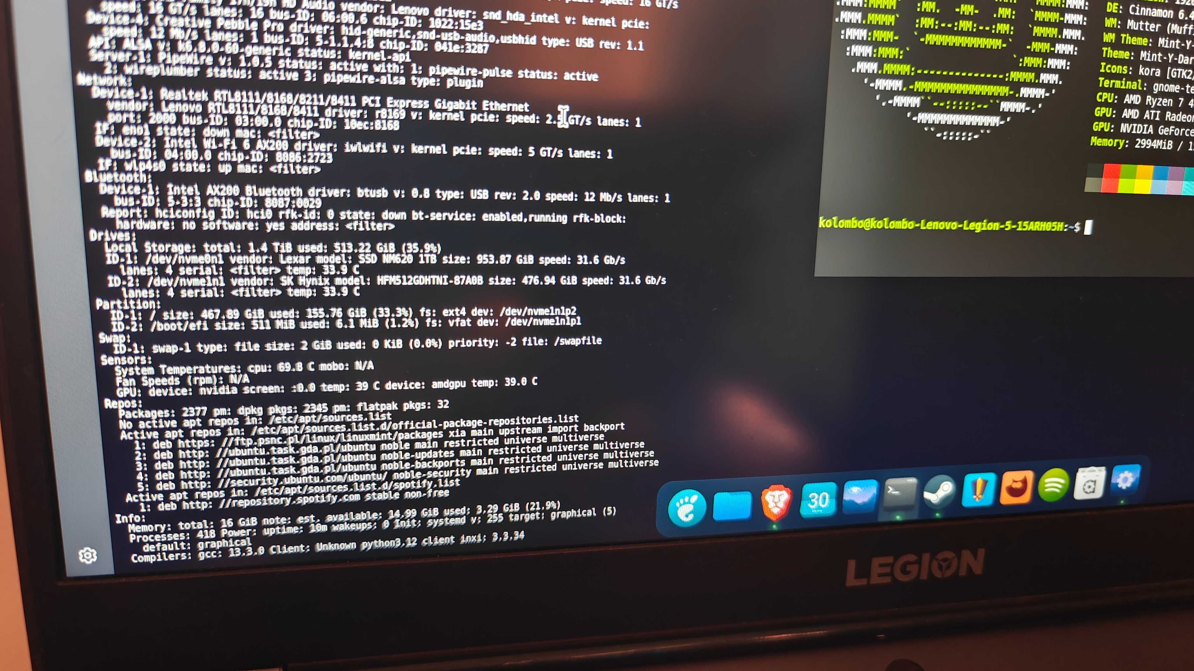 Laptop Lenovo Legion 5 15ARH05