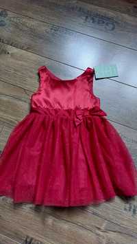 H&M śliczna brokatowe sukienka  dla dziewczynki rozm 92 cm 1,5-2 lata