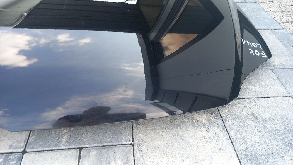 Vw fox maska pokrywa silnika czarna l041