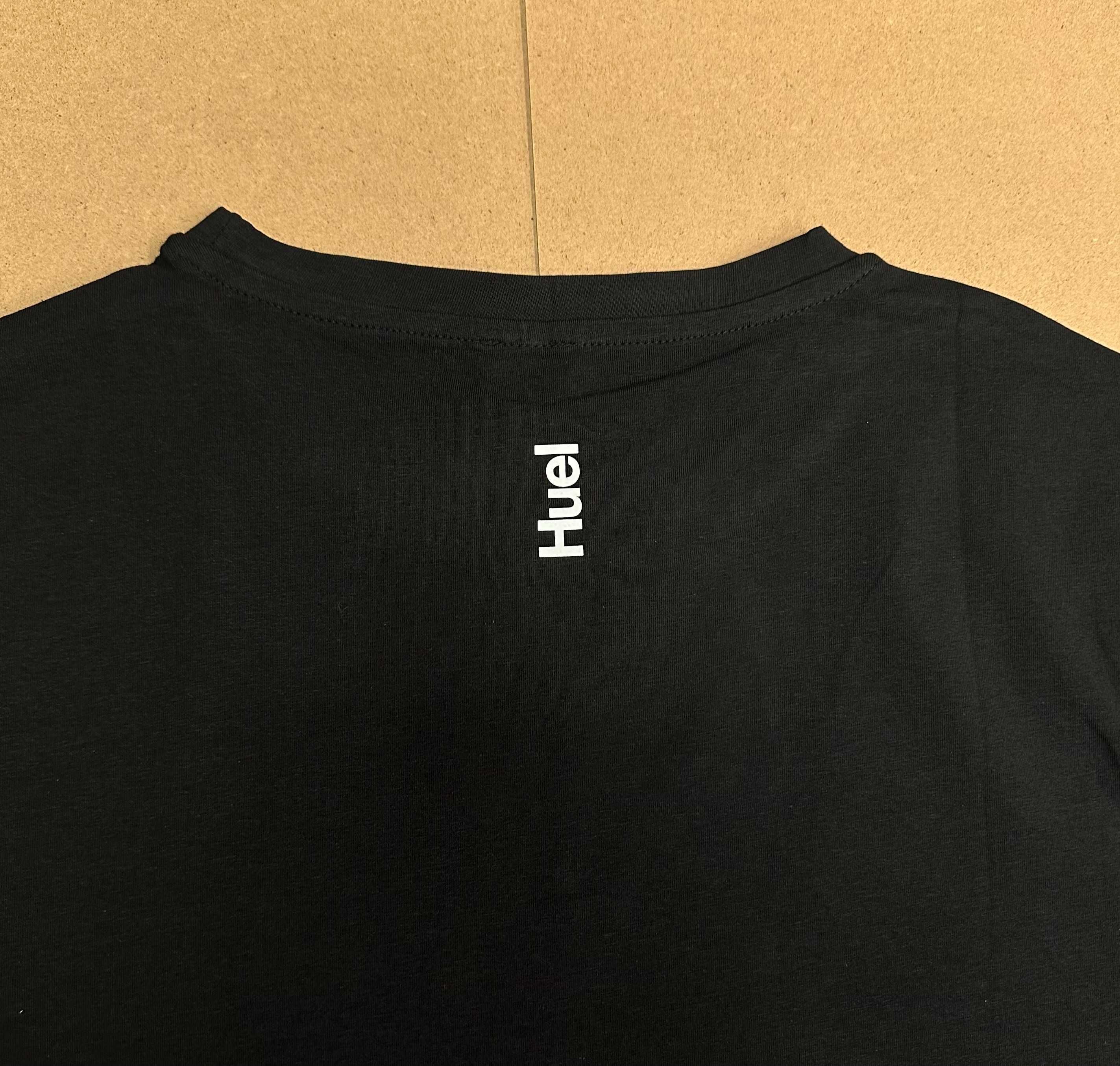 Koszulka męska T-Shirt męski Huel rozmiar S/M/L/XL/XXL czarna 2 sztuki