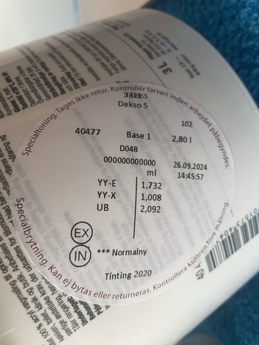 Farba Flügger odcień 3311