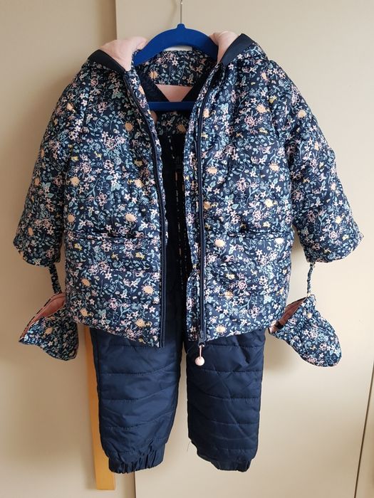 COCCODRILLO Kurtka zimowa i spodnie  rozm. 80