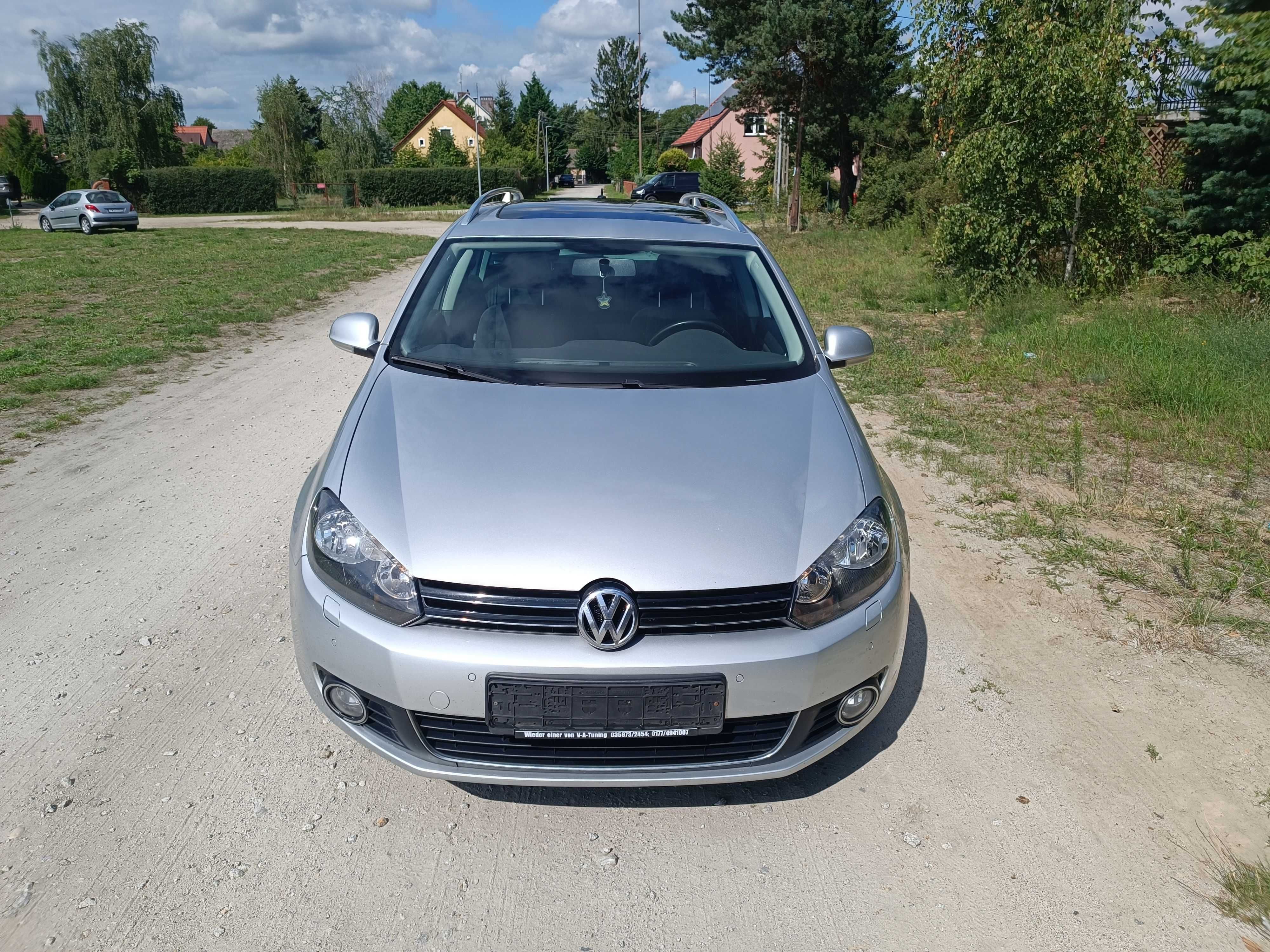 VW GOLF 6 1.6 TDI 179tys km.  Panorama Alcantara 2 komplety kół Manual