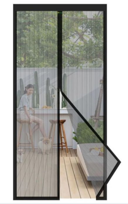 Moskitiera magnetyczna na drzwi 80x200 sekey
