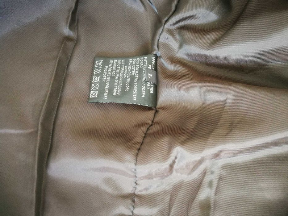 Płaszcz męski skórzany