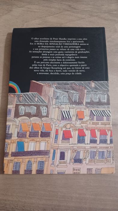 Livro "A Hora da Sensação Verdadeira" de Peter Handke