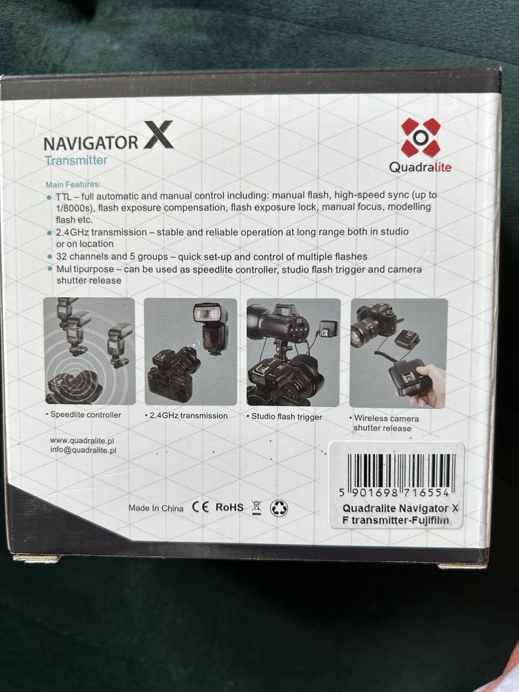 Quadralite Navigator X F transmitter fo- Fujifilm