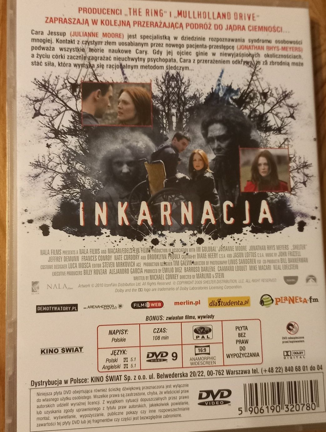 Film Inkarnacja DVD płyta