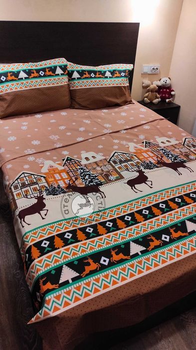 Новорічна постіль. Різдво, Новий рік. Подарунок. Пошив на замовлення