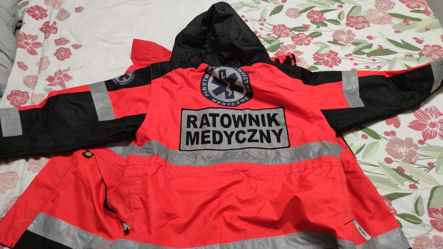 Kurtka calosezonowa + bluza polarowa ratownik medyczny akatex