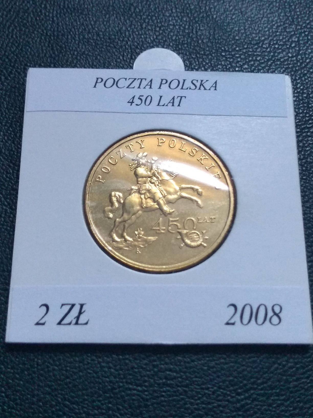 Moneta 2 zł NG 2008 poczta