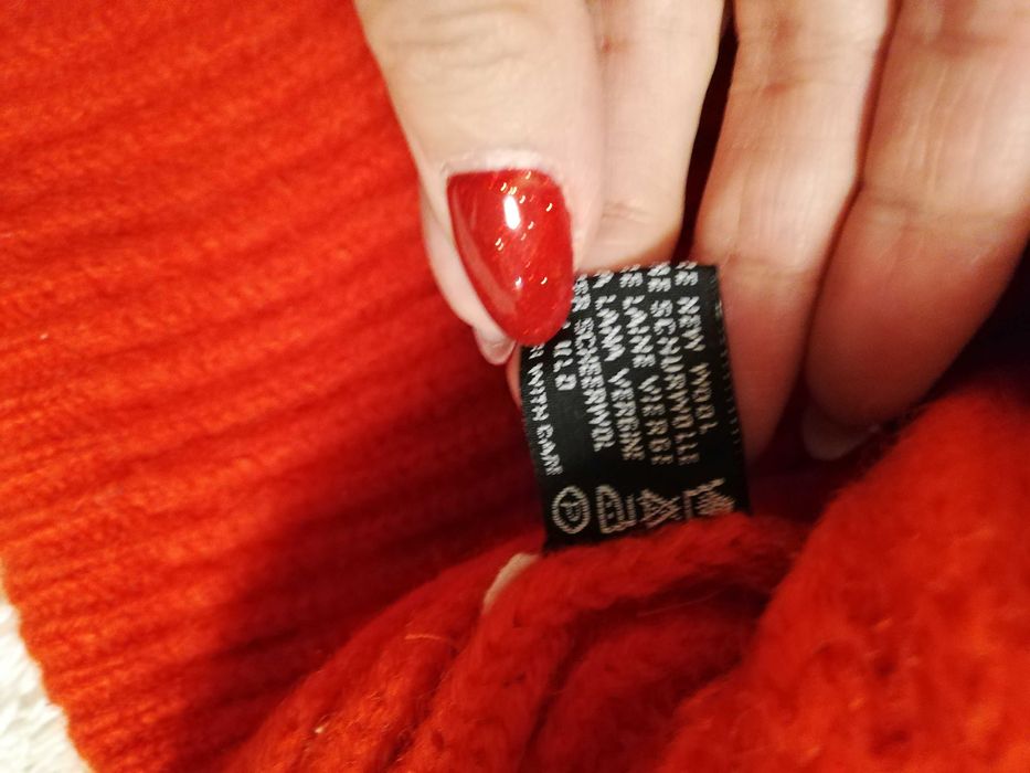 wełniany sweter Marc O'Polo 100%wełna dziewicza sweter wełna S M 38