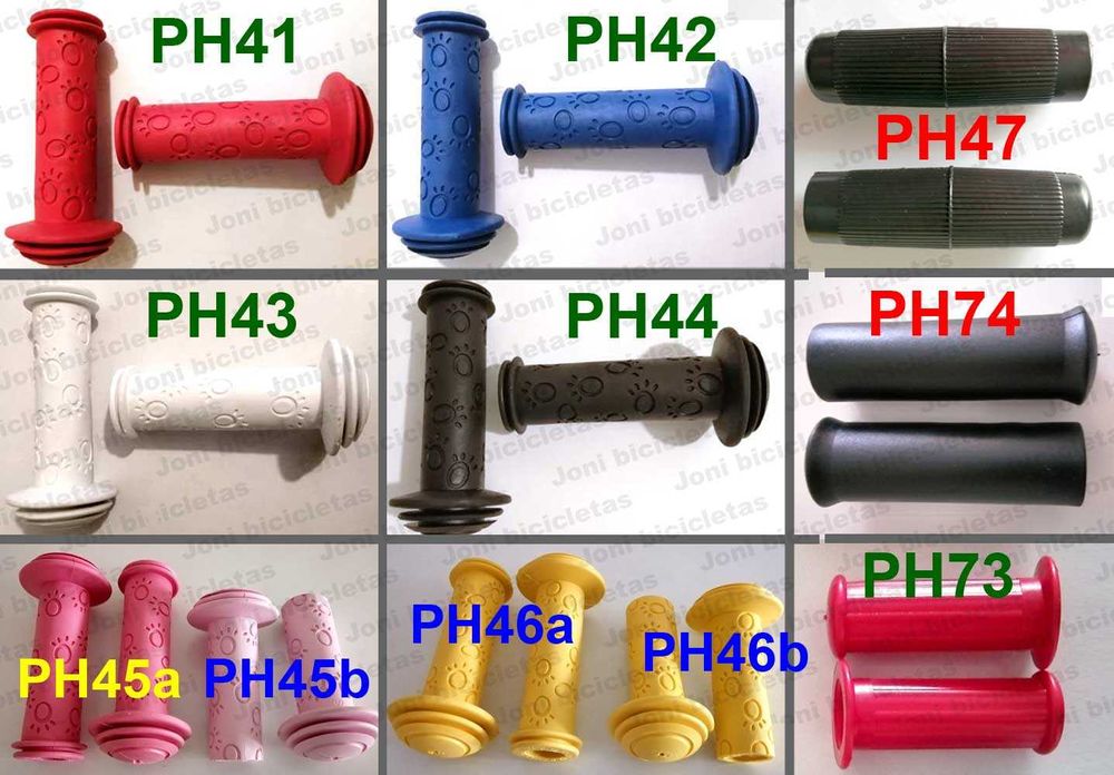 Punhos de guiador de bicicleta / mota