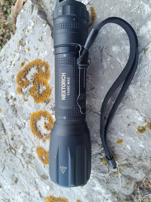 NEXTorch - LED фонарик TA30C MAX - 3000 лм - алюминий - черный - TA30C