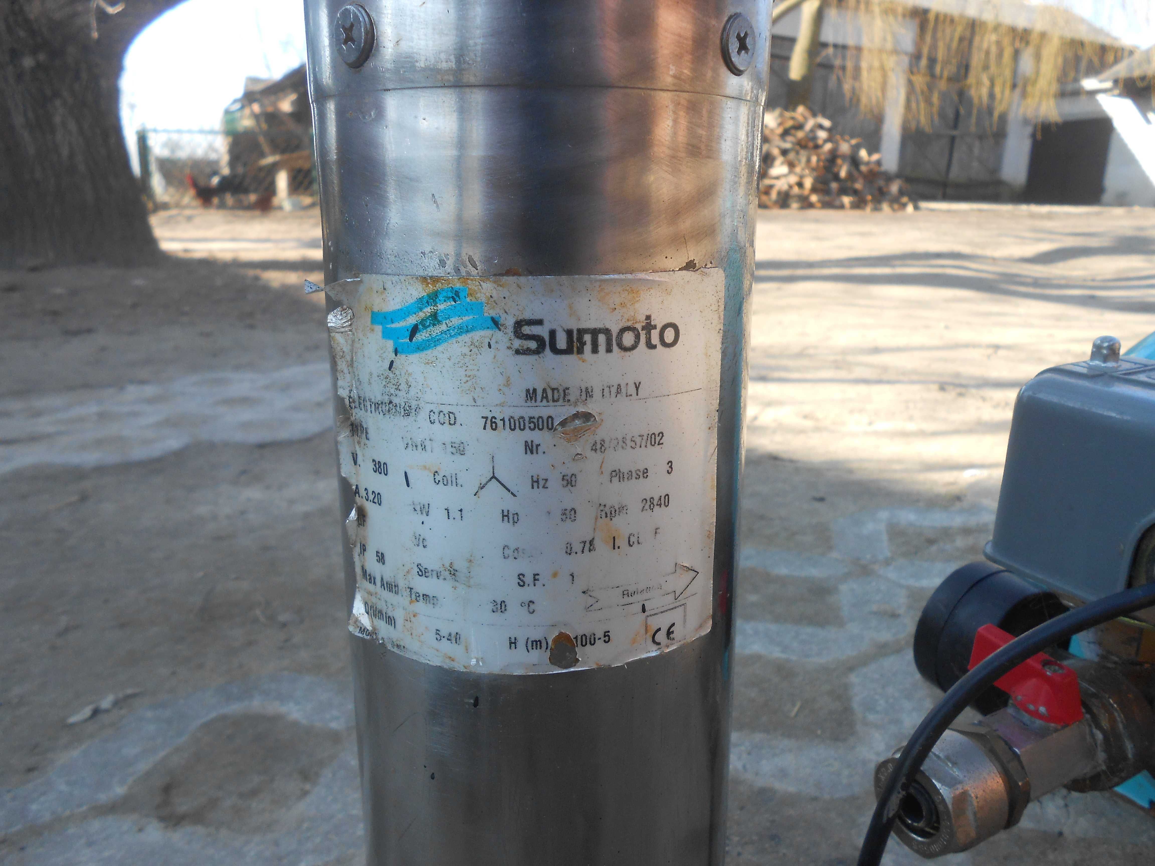 pompa głębinowa grundfos 100l /min INOX