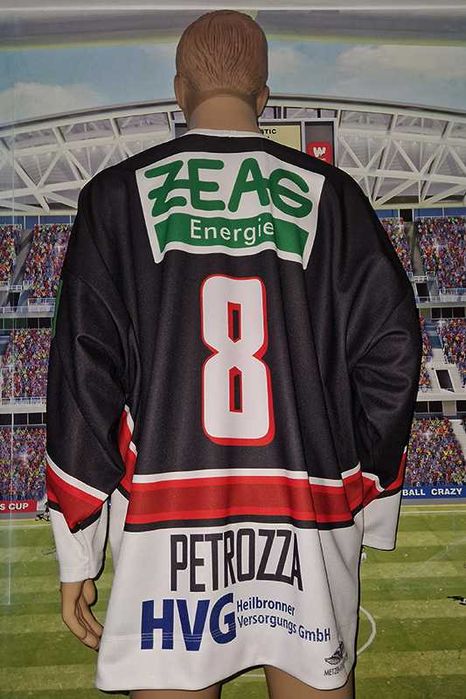 Heilbronner Falken 2007-08 Metzen #8 Frank Petrozza jersey size: 54